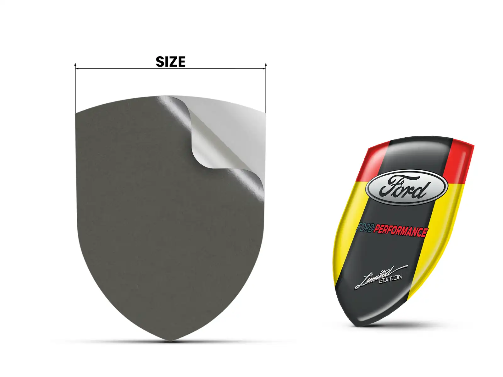 Ford Pegatina Parachoques Pro Máximo Resistente 